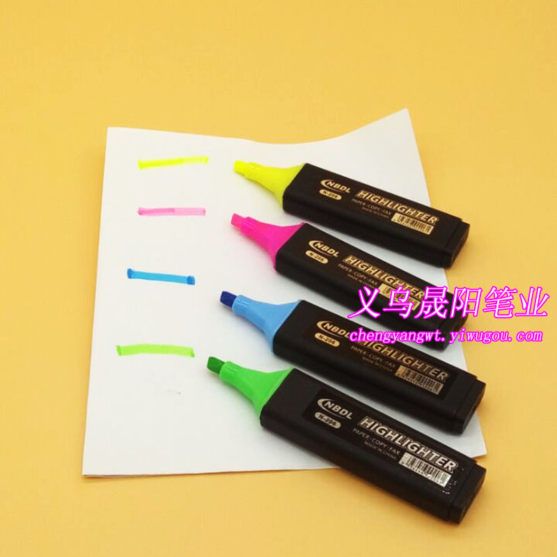 Drake N-206 4 PVC fluorescent pen bag labeled fluorescent pen trade list