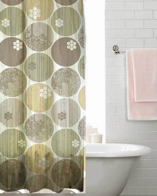 Polyester printing bath curtain cloth waterproof and thickened anti-mold bathroom curtain toilet curtain shower curtain.