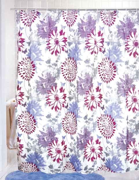 Polyester printing bath curtain cloth waterproof and thickened anti-mold bathroom curtain toilet curtain shower curtain.