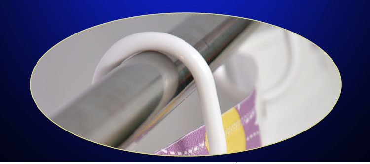 Bath curtain accessories extension bar hook curtain hook ring curtain hook C type plastic hanging ring