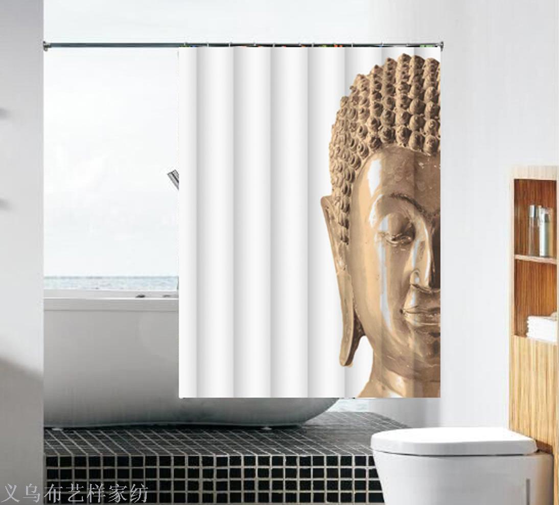 Factory direct sales of the bath curtain printing curtains wholesale stock wholesale Factory direct sales of the bath curtain printing curtains wholesale stock wholesale