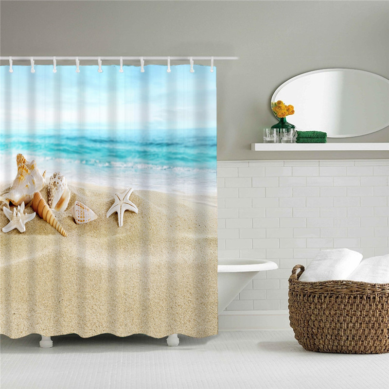 Step-in Sought-after Digital Printing Bathroom Block Bath Curtain Products Bathroom Door Curtain Household Hotel Supplies Bathroom Door Curtain