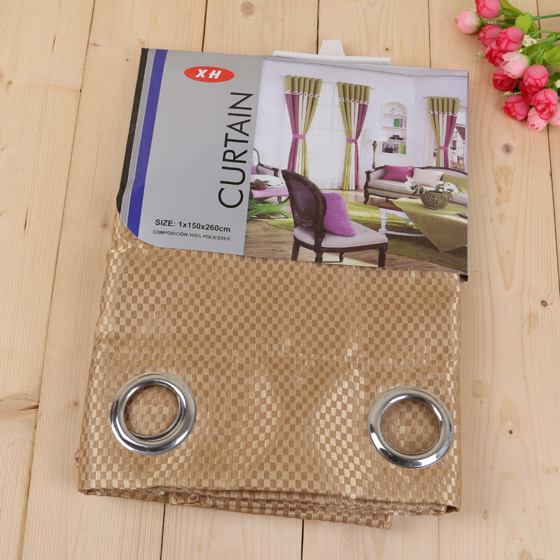 Xinhao daily new small checked curtain 150*260 can be customized