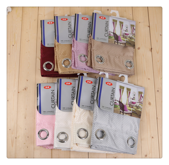 Xinhao daily new small checked curtain 150*260 can be customized Xinhao daily new small checked curtain 150*260 can be customized