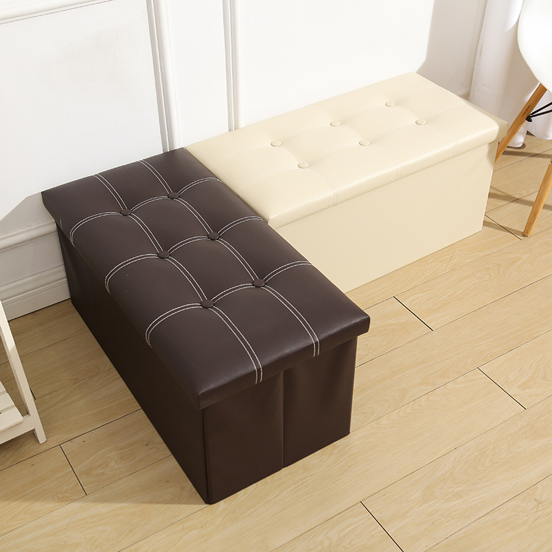 Simple Modern Sitting Adult Multi-Functional Sofa Stool Sorting Box for Collection Shoes Changing Chair in Stock Wholesale