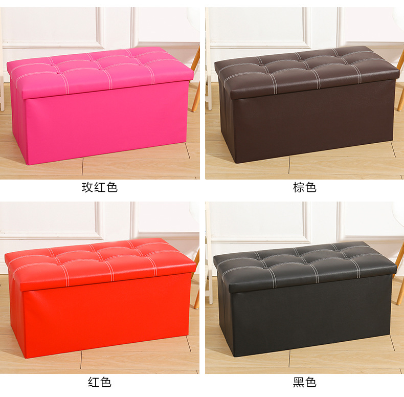 Simple Modern Sitting Adult Multi-Functional Sofa Stool Sorting Box for Collection Shoes Changing Chair in Stock Wholesale