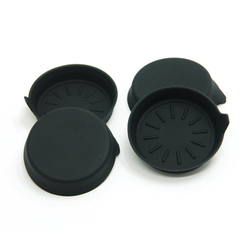 Amazon Hot Sale Car Accessories Coaster Car Supplies Skimming Modeling Cup Slot Pad Shockproof Silicone Cup Holder