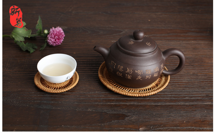 Vietnam Rattan Coaster Tea Cup Mat Pot Mat Cup Saucer Rattan Mat Set Handmade Vietnam Rattan Coaster Tea Cup Mat Pot Mat Cup Saucer Rattan Mat Set Handmade