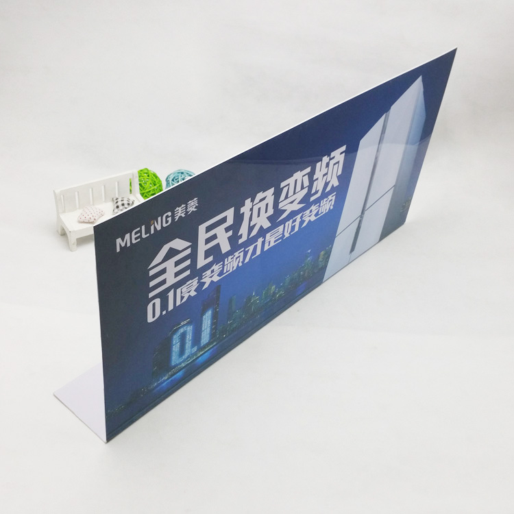 Table Card Manufacturers Provide PVC Advertising Board PVC Bar Table Sign Standing Plate