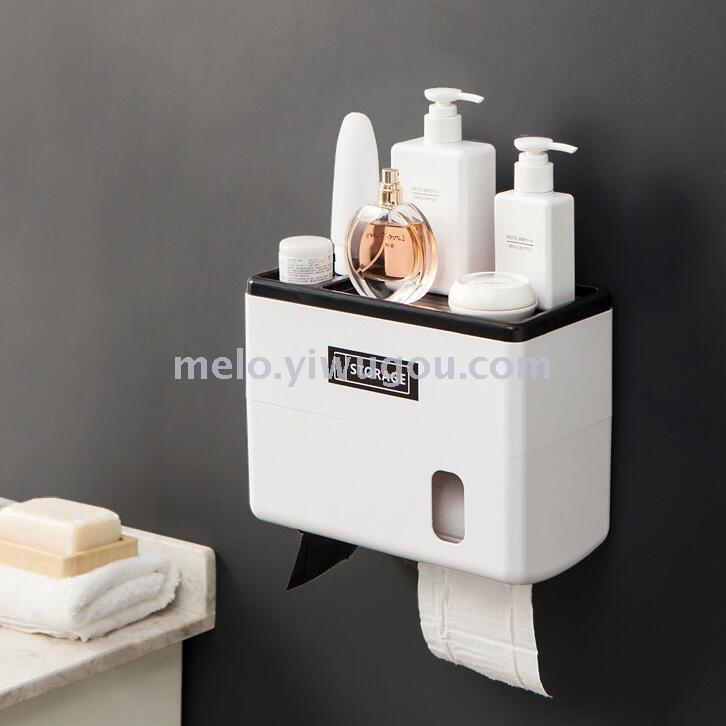 Toilet tissue box, perforation-free tissue box, rotary tissue box (single layer)