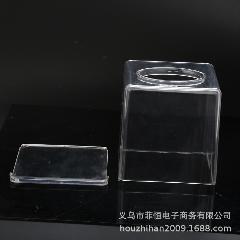 Factory Wholesale Transparent Tissue Box European Creative Special Offer Tissue Box Car Tissue Box Spot Plastic Box