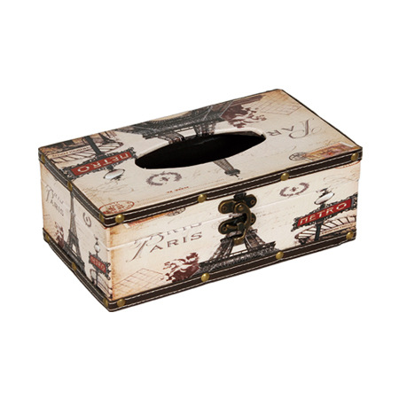 Digital Pu Customizable European-Style Retro Rectangular Buckle Tissue Box Jewelry Box Storage Box Gift Box Digital Pu Customizable European-Style Retro Rectangular Buckle Tissue Box Jewelry Box Storage Box Gift Box