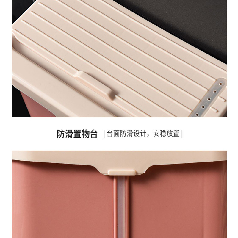 Toilet Tissue Box Toilet Paper Storage Rack Toilet Wall Hanging Creative Punch-Free Toilet Paper Paper Extraction Roll Holder