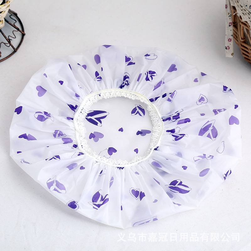 Foreign trade original single new lady plus thick waterproof shower cap quick sell cap disposable toiletries. Foreign trade original single new lady plus thick waterproof shower cap quick sell cap disposable toiletries.