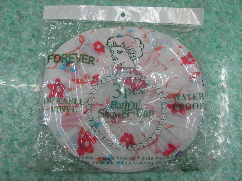 Waterproof bathroom shower cap PE shower cap