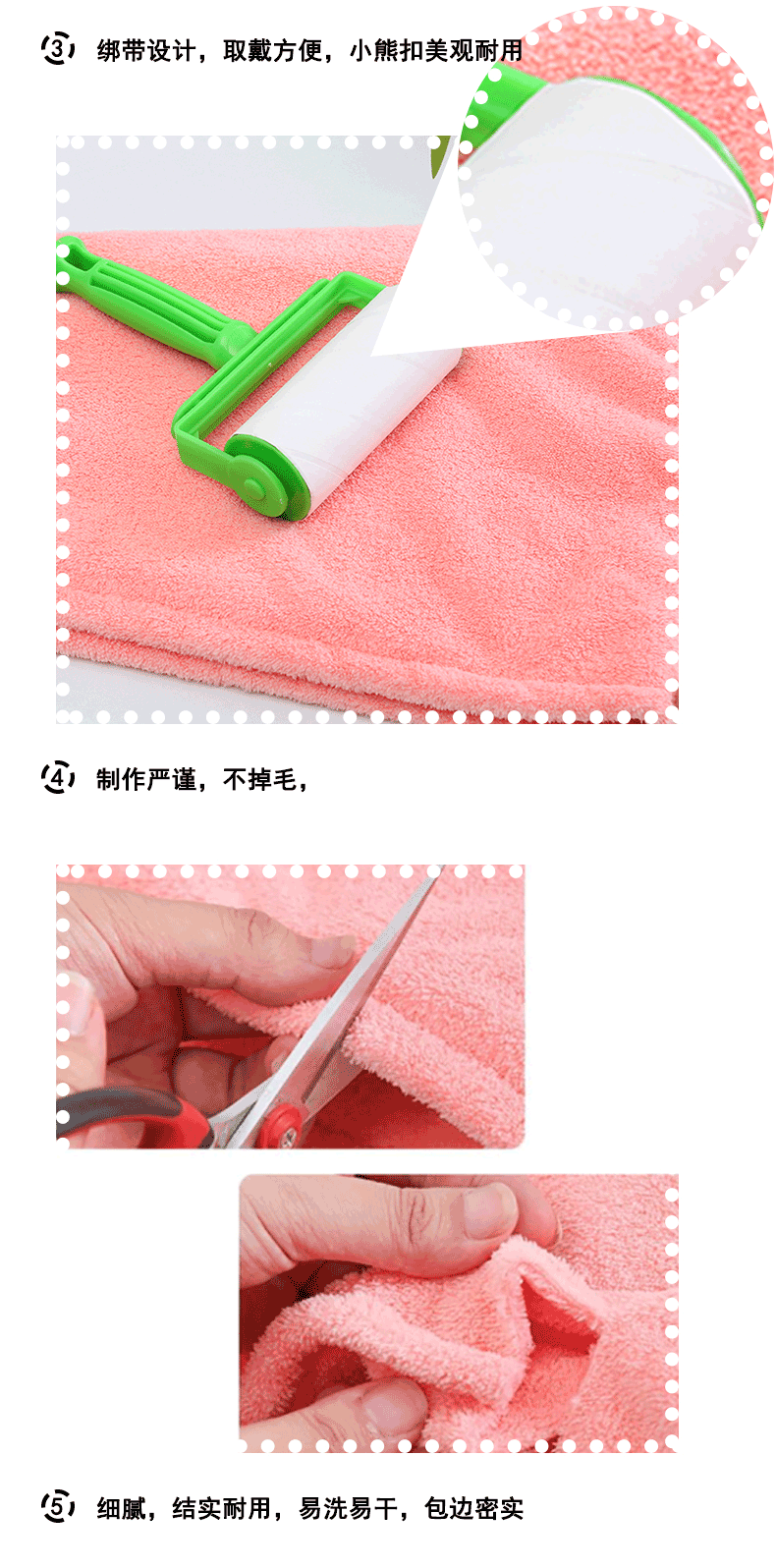 Plain Hair-Drying Cap Women's One Piece Dropshipping Double-Layer Thickened Household Absorbent Shampoo Headcloth Coral Fleece Shower Cap Wholesale