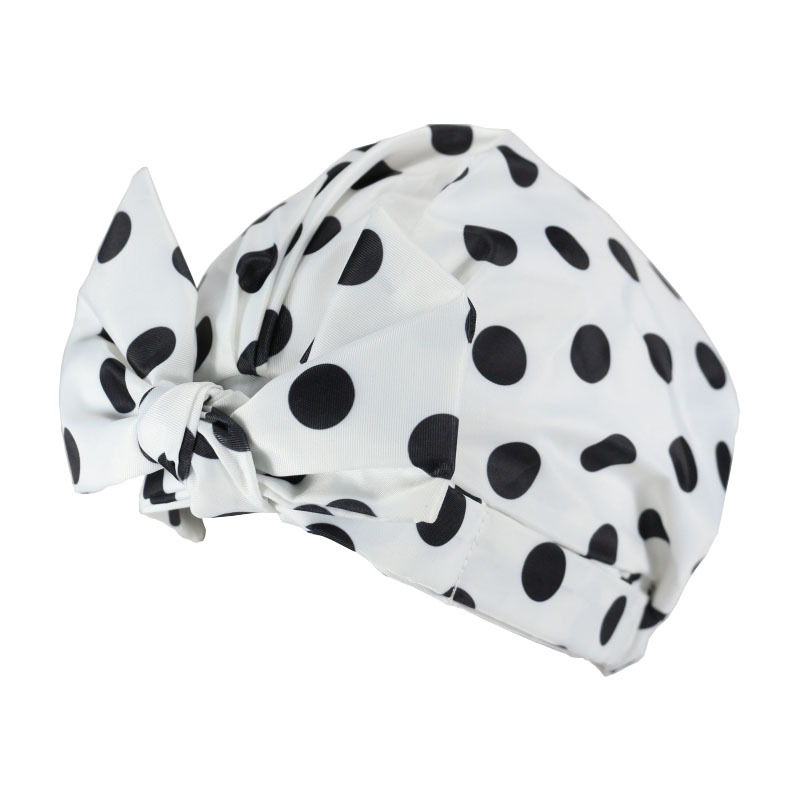 Shower Cap Waterproof Amazon Elastic Bow Black And White Stripes Shower Cap Female Yiwu Manufacturers Customizable Pattern Shower Cap Waterproof Amazon Elastic Bow Black And White Stripes Shower Cap Female Yiwu Manufacturers Customizable Pattern