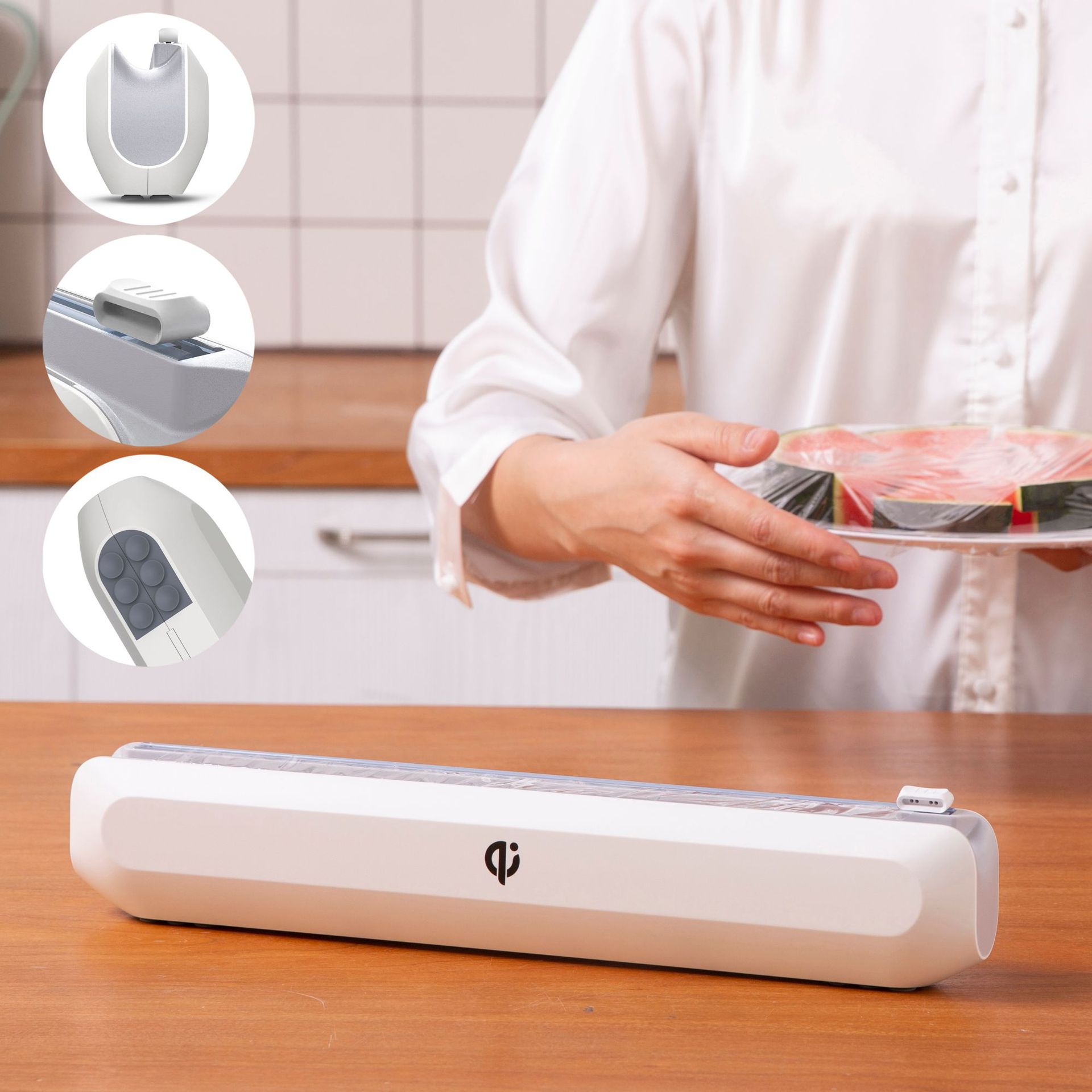 PICOOC Plastic Wrap Cutter Kitchen Tool Safety Slip Knife Can Be Cut Tin Foil Oil Paper Cooperation Patent WorryFree