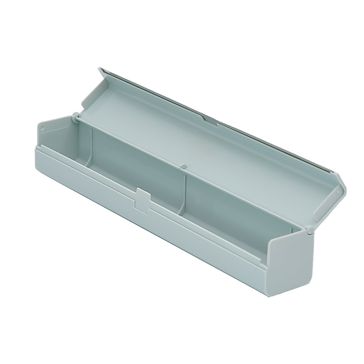 Creative Plastic Wrap Storage Box with Stainless Steel Blades Plastic Wrap Cutter Kitchen Gadget Set