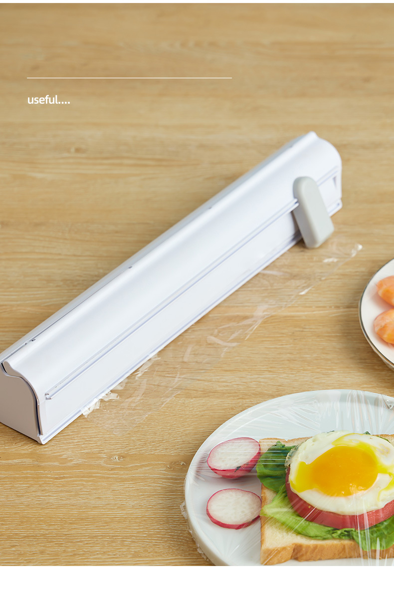 Plastic Wrap Cutter Back Magnet Magnetic Adjustable Slip Knife Type Cling Film Cutting Box CrossBorder New Arrival Plastic Wrap Cutter Back Magnet Magnetic Adjustable Slip Knife Type Cling Film Cutting Box CrossBorder New Arrival