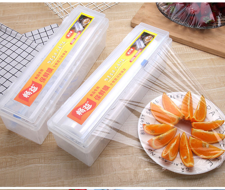 Food Plastic Wrap Cutting Box Cutter Slip Knife Automatic Slitter Kitchen Large Roll Household Wholesale Beauty Slimming