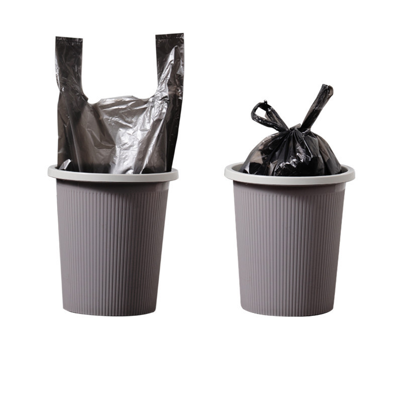 [Household Thickening] Garbage Bag Portable Vest Bag Disposable Large Black Kitchen Plastic Bag Wholesale