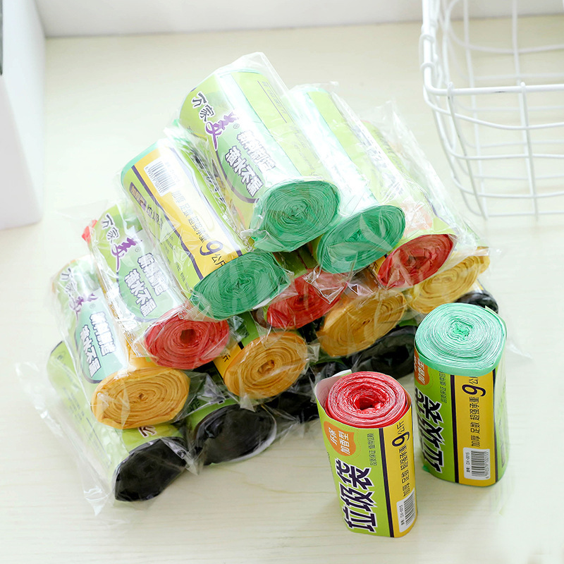 Factory Wholesale 50 * 46cm New Material Multicolor, Large Thick Garbage Bag Rolling Point Break Garbage Bag