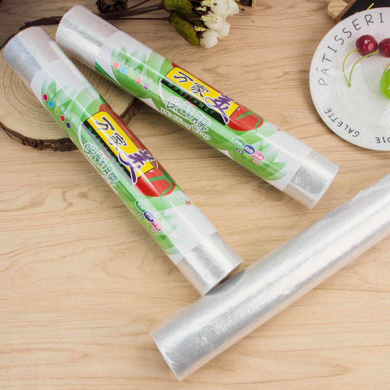 Kitchen Food Plastic Wrap Special Beauty Salon for Fruits and Vegetables High Temperature Resistant Heating Economical PE Plastic Wrap