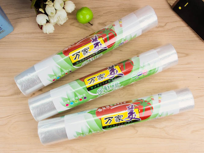 Kitchen Food Plastic Wrap Special Beauty Salon for Fruits and Vegetables High Temperature Resistant Heating Economical PE Plastic Wrap Kitchen Food Plastic Wrap Special Beauty Salon for Fruits and Vegetables High Temperature Resistant Heating Economical PE Plastic Wrap