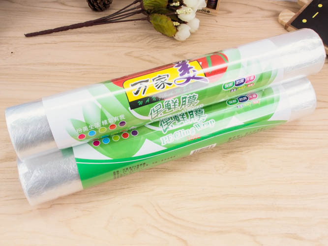 Kitchen Food Plastic Wrap Special Beauty Salon for Fruits and Vegetables High Temperature Resistant Heating Economical PE Plastic Wrap Kitchen Food Plastic Wrap Special Beauty Salon for Fruits and Vegetables High Temperature Resistant Heating Economical PE Plastic Wrap