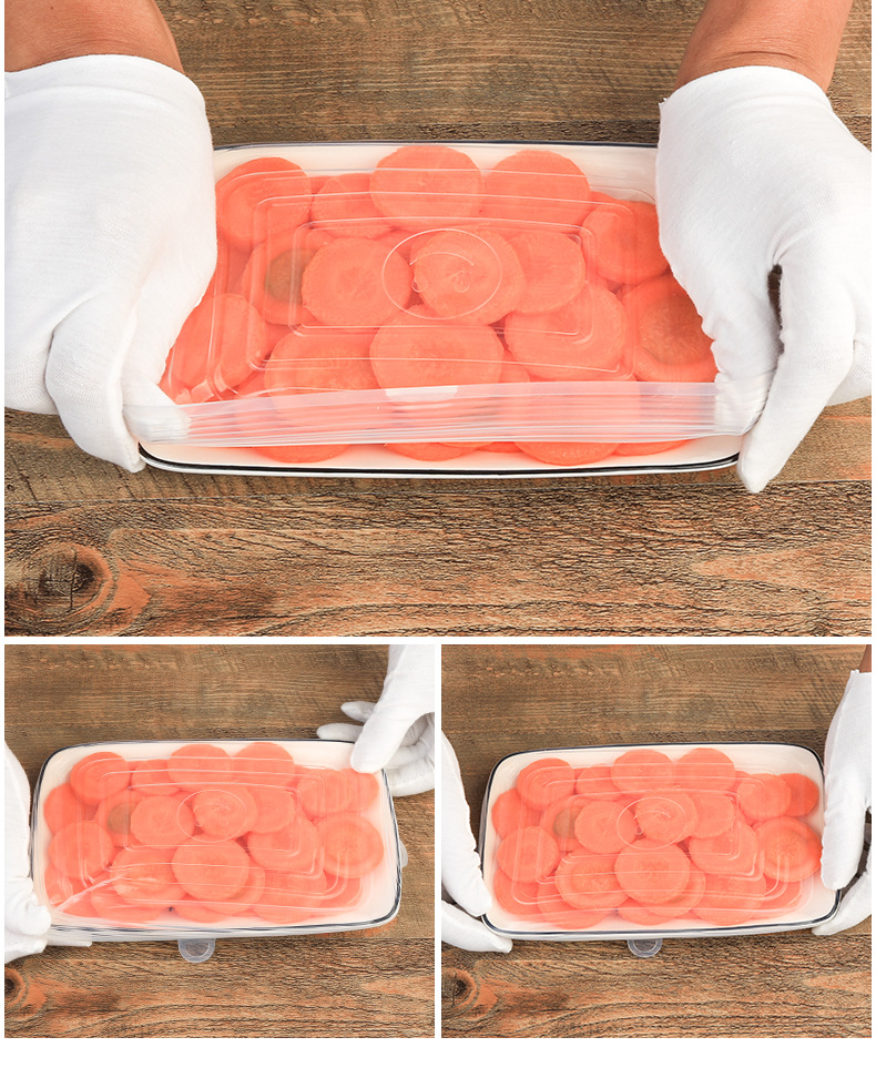 Square silica gel six-piece fresh keeping cover Stretch bowl Cover Microwave sealed plastic wrap convenient Cover Square silica gel six-piece fresh keeping cover Stretch bowl Cover Microwave sealed plastic wrap convenient Cover
