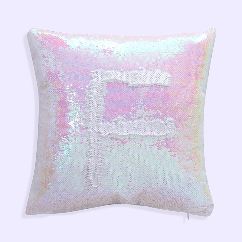 Foreign trade hot - selling two - color bright - piece pillow pillow case car sofa cushion cover European pillow case