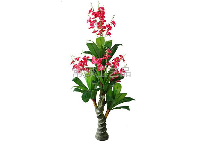 Phalaenopsis plant simulation feel spiral fake fake flowers crafts artificial tree Phalaenopsis plant simulation feel spiral fake fake flowers crafts artificial tree