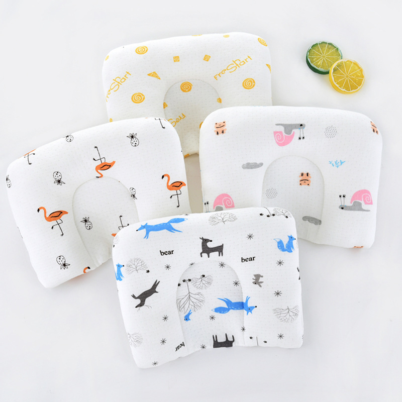 Newborn Baby Mini Pillow Bear Baby Pillow Cartoon Flip PillowBaby Pillow Shaping Turn over