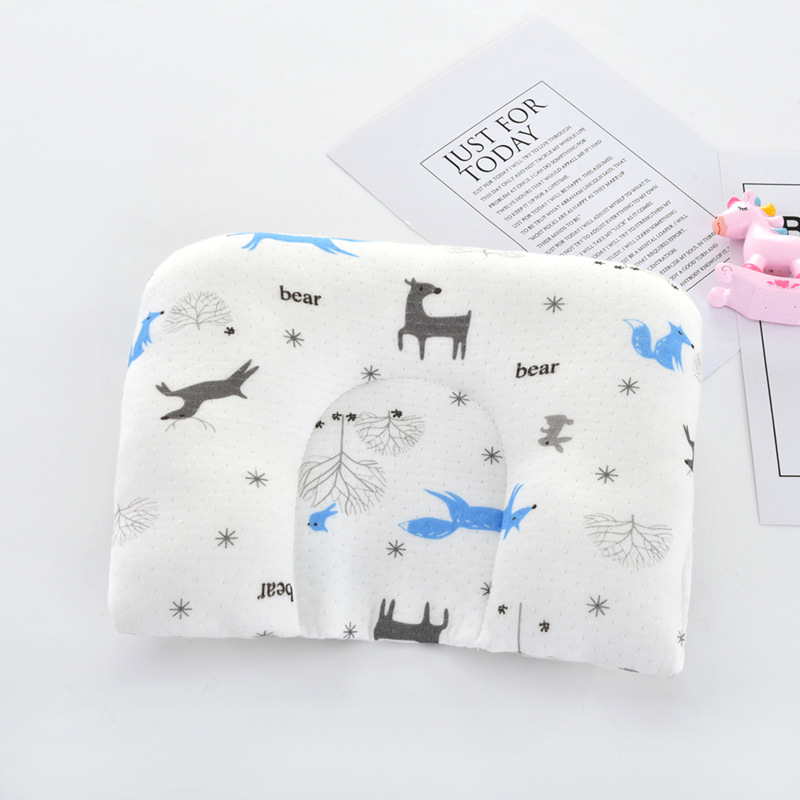 Newborn Baby Mini Pillow Bear Baby Pillow Cartoon Flip PillowBaby Pillow Shaping Turn over