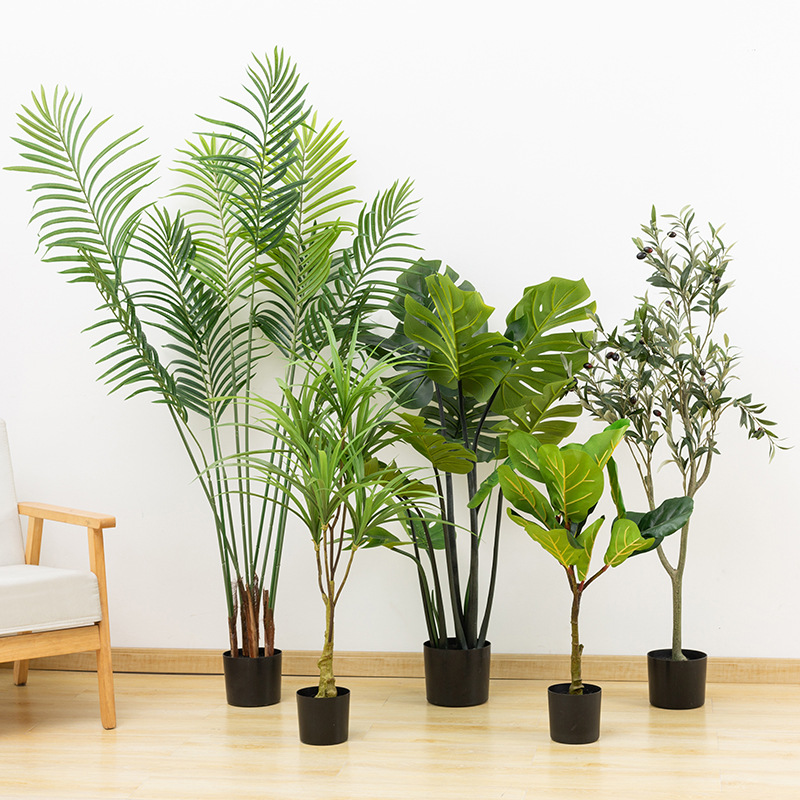 Turtle Bonsai Ravenala Potted Plant Plant Fake Flower Home Decoration Indoor Floor Artificial Fake Trees Artificial Tree