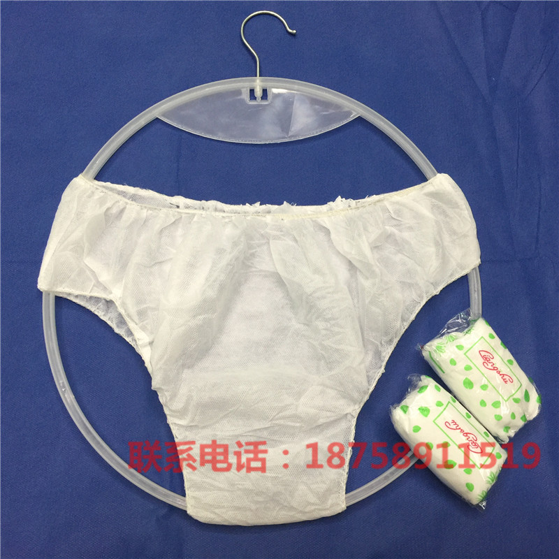 Disposable underwear briefs hotel sauna pink panties parturient pregnant women