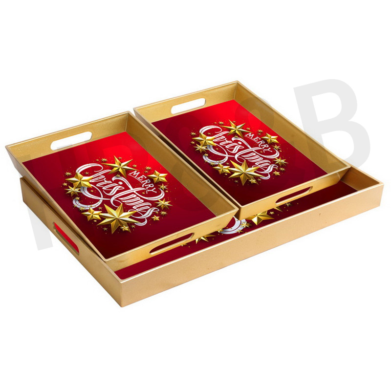 European Luxury American Light Luxury Metal Tea Tray Tray Household Tea Cup Storage Hollow Glass Mirror Christmas Tray European Luxury American Light Luxury Metal Tea Tray Tray Household Tea Cup Storage Hollow Glass Mirror Christmas Tray