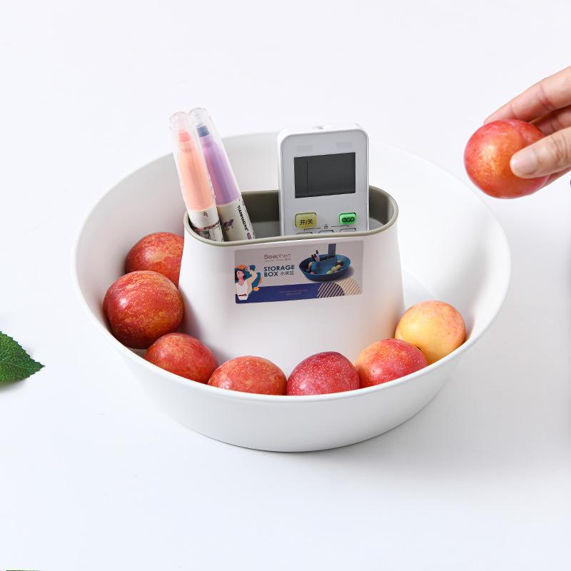Factory Direct Creative Simple Multifunctional Fruit Plate Living Room Coffee Table Candy Tray Sundries Organizer Plastic Storage Tray