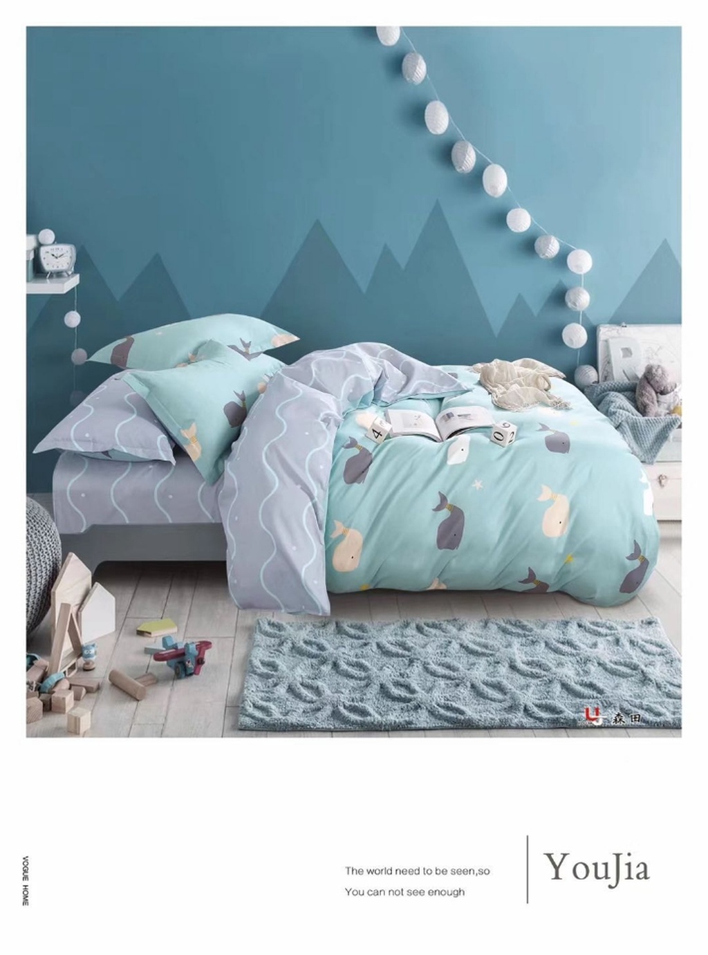 1.8 M Sales Volume Product Internet Hot Fresh Cotton 13370 Twill Printed Four-Piece Bedding Set Wholesale 1.8 M Sales Volume Product Internet Hot Fresh Cotton 13370 Twill Printed Four-Piece Bedding Set Wholesale