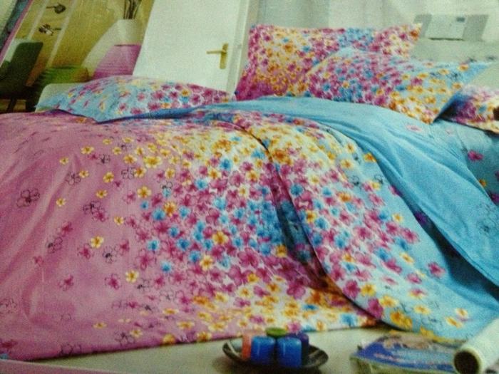 Ecological cotton active printing three - piece bedding set home textile manufacturers direct sales