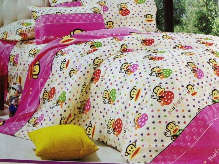 Ecological cotton active printing three - piece bedding set home textile manufacturers direct sales