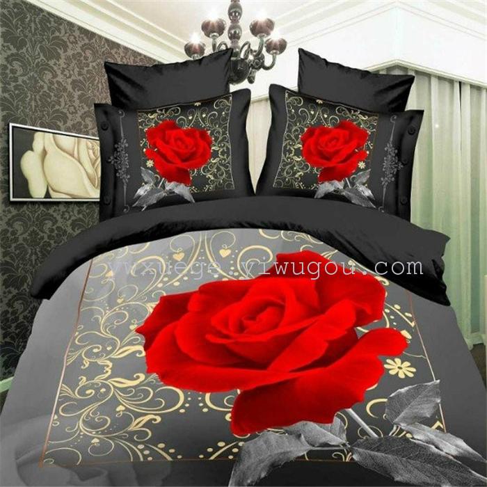 Bedding set of four export 3D four piece set