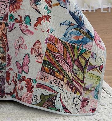 3D digital print jacquard print bedding set of three thin summer cool cover 3D digital print jacquard print bedding set of three thin summer cool cover