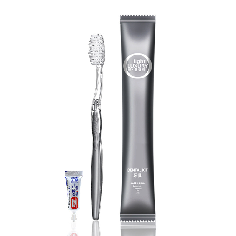 [Sequoia Tree Spot] Disposable Toothbrush Customized Wholesale Hotel Homestay Tooth-Cleaners Toiletries Hotel Toothpaste