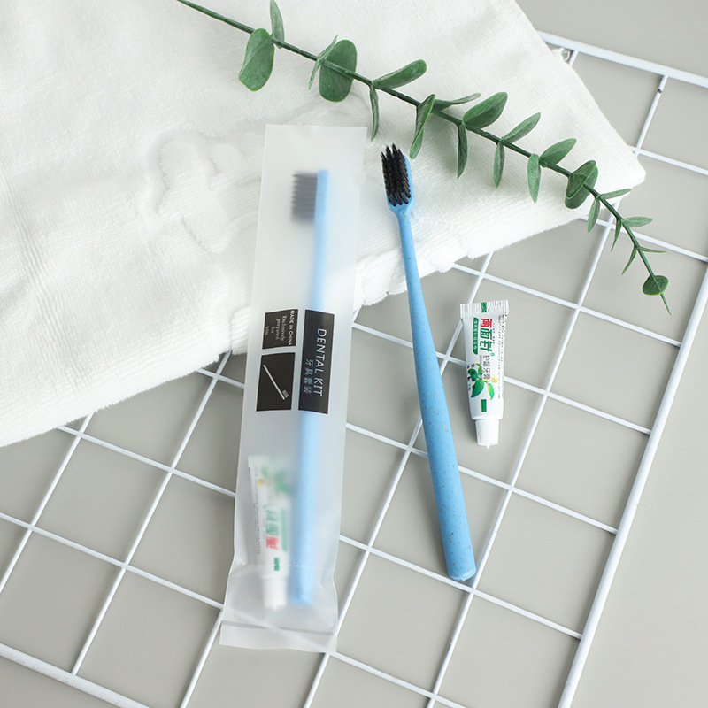 [Sequoia Tree Spot] Hotel Toiletry Set Hotel Toothbrush Toothpaste Customized Hotel Disposable