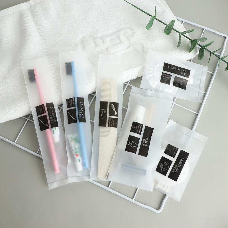 [Sequoia Tree Spot] Hotel Toiletry Set Hotel Toothbrush Toothpaste Customized Hotel Disposable