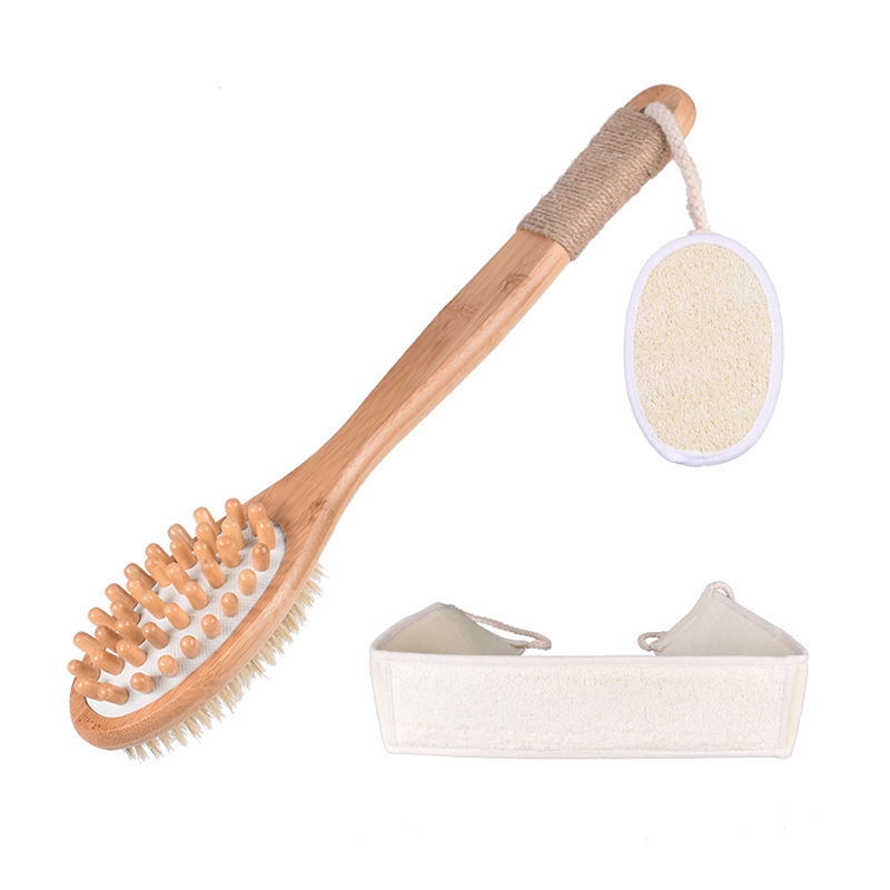 Cross border supply Body Brush combination set Towel gourd scrub towel factory stock