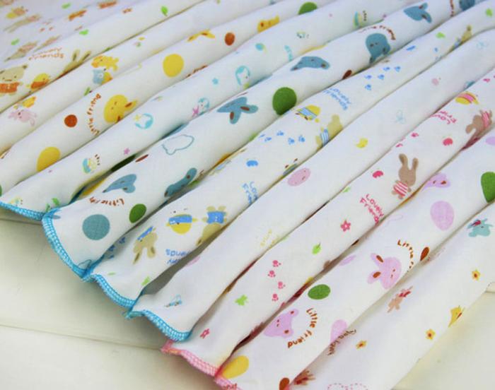 High density double gauze child handkerchief baby saliva towel handkerchief feeding napkin