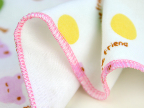 High density double gauze child handkerchief baby saliva towel handkerchief feeding napkin